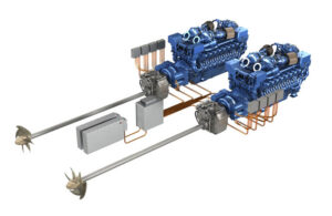 The new MTU hybrid propulsion system. ©MTU-RollsRoyce