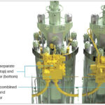 Comparison of gas block and chain pipes between ME-GI Mk. 1 and Mk. 2. © MAN ES